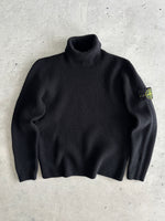 AW/20 Stone Island Chunky Knit Turtle Neck Jumper (Women's XS)