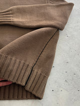 AW/06 Stone Island Chunky Knit 1/4 Zip Jumper (S)