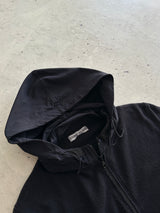 SS/08 Stone Island Nylon Hood Zip Up Knit Hoodie (M)