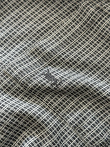 90's YSL textured Patterned Polo Shirt (XL)