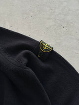 SS/08 Stone Island Nylon Hood Zip Up Knit Hoodie (M)