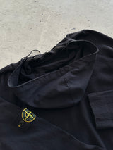 SS/08 Stone Island Nylon Hood Zip Up Knit Hoodie (M)