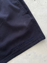 90's Stone Island Embroidered Spell Out Swim Shorts (L/XL)