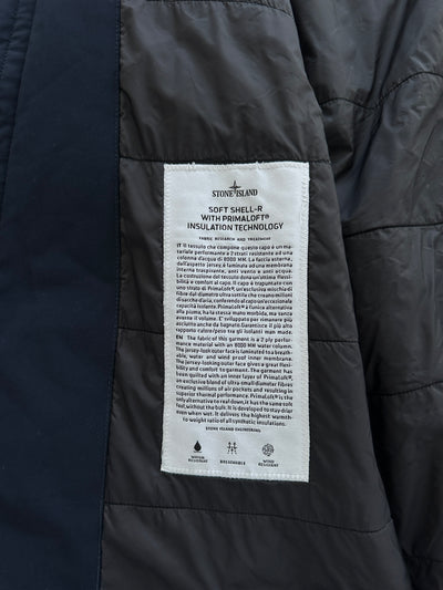 AW/16 Stone Island asymmetrical zip Soft Shell-R primaloft Jacket (XL)