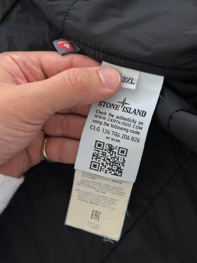 AW/16 Stone Island asymmetrical zip Soft Shell-R primaloft Jacket (XL)