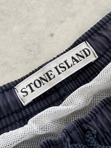 90's Stone Island Embroidered Spell Out Swim Shorts (L/XL)