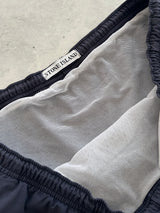 90's Stone Island Embroidered Spell Out Swim Shorts (L/XL)