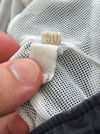 90's Stone Island Embroidered Spell Out Swim Shorts (L/XL)