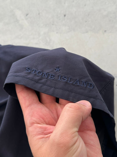 90's Stone Island Embroidered Spell Out Swim Shorts (L/XL)