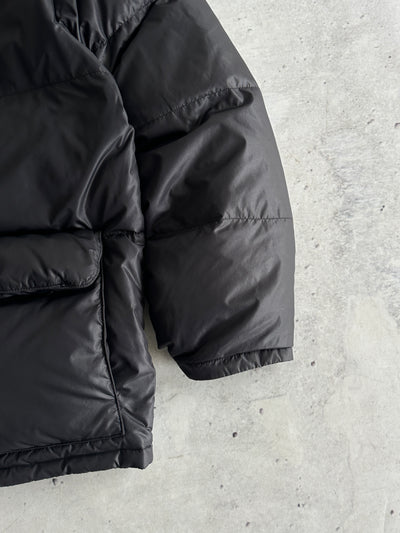 90's Armani Jeans Down Fill Zip Up Puffer Jacket (XL)