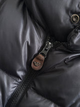 90's Armani Jeans Down Fill Zip Up Puffer Jacket (XL)