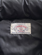 90's Armani Jeans Down Fill Zip Up Puffer Jacket (XL)