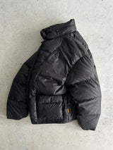 90's Armani Jeans Down Fill Zip Up Puffer Jacket (XL)