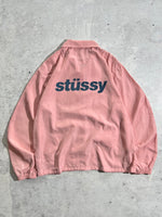 Stussy spell out nylon coach jacket (Women's M)