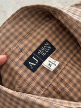 00's Armani Jeans Checked Shirt (XL)