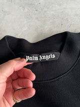 Palm Angels Split Shark Heavyweight Crewneck Sweatshirt (L)