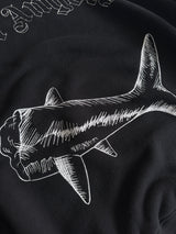 Palm Angels Split Shark Heavyweight Crewneck Sweatshirt (L)