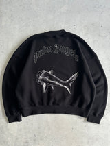 Palm Angels Split Shark Heavyweight Crewneck Sweatshirt (L)