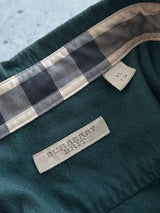 00's Burberry Brit Nova Check heavyweight Shirt (XL)