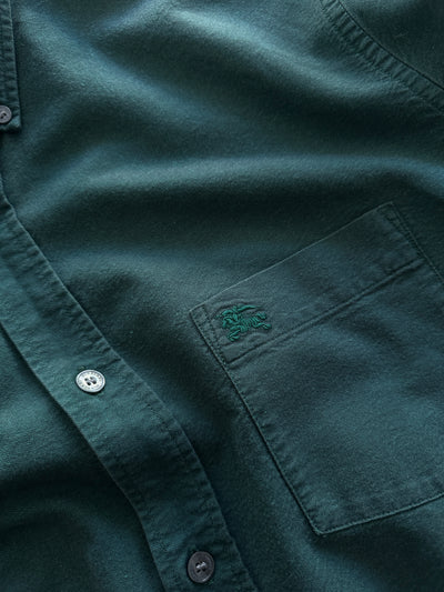 00's Burberry Brit Nova Check heavyweight Shirt (XL)