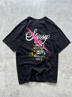 Stussy world tour heavyweight t shirt (L)