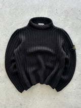AW/99 Stone Island Chunky Wool ribbed Knit Jumper (S)
