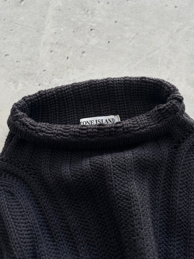 AW/99 Stone Island Chunky Wool ribbed Knit Jumper (S)