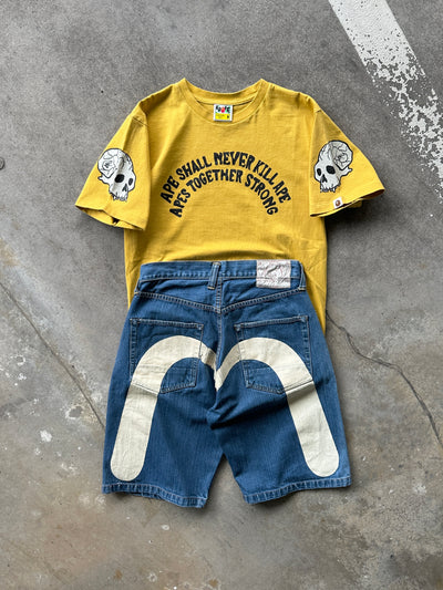 Evisu Gull Wing Denim Shorts (W29)