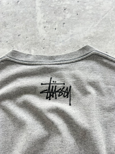 Vintage Stussy skull cross bones t shirt (M)