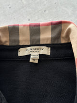 Burberry Nova Check Long Sleeve Polo Shirt (Women's S)