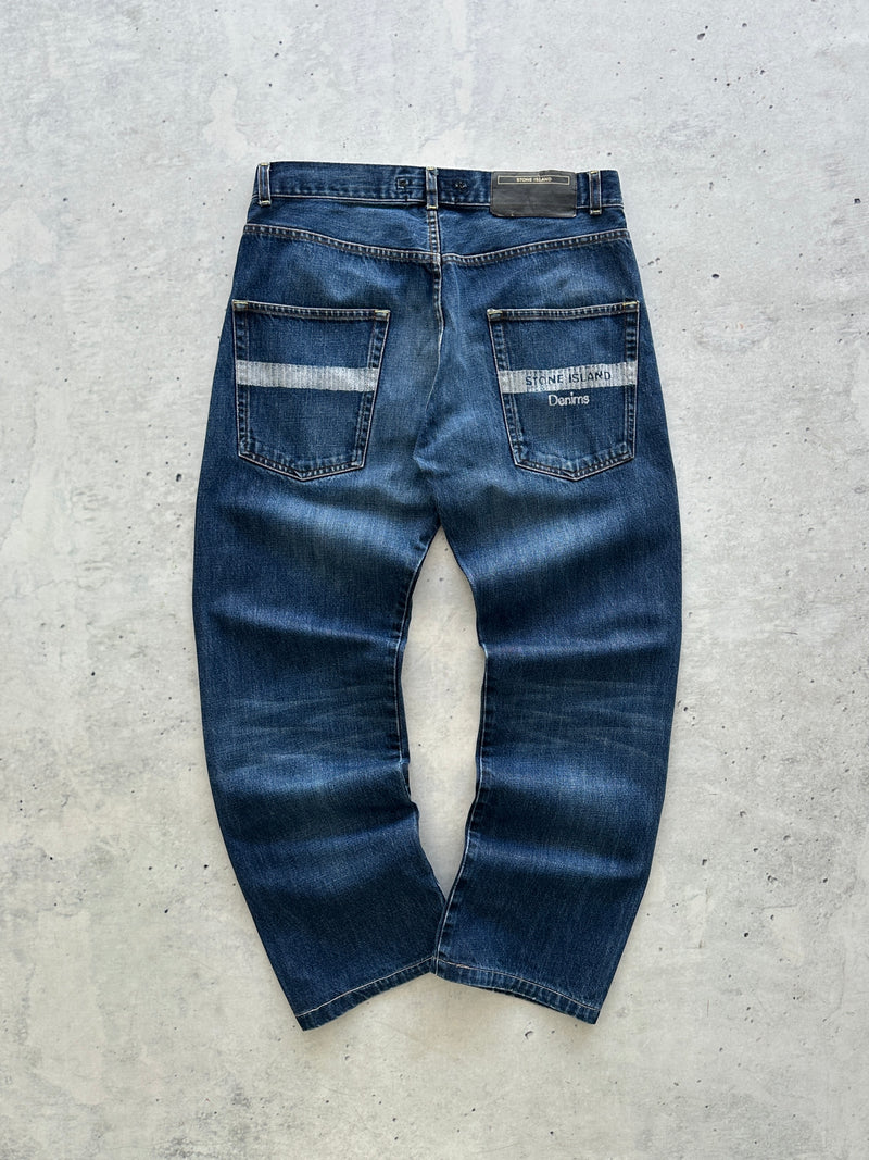 AW/04 Stone Island Denims Denim Jeans (W33 x L29)