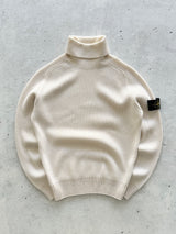 AW/18 Stone Island Ribbed Wool Knit Turtle Neck Jumper (S)