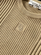Christian Dior Ribbed Knit Jumper (Women's XS/S)