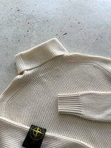 AW/18 Stone Island Ribbed Wool Knit Turtle Neck Jumper (S)
