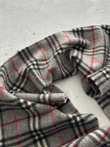 Vintage Burberry Nova Check Wool Scarf (One Size)