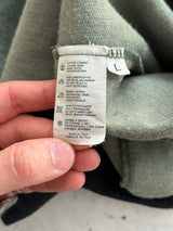Vintage YSL Wool / Fleece Embroidered Logo Cardigan (L)