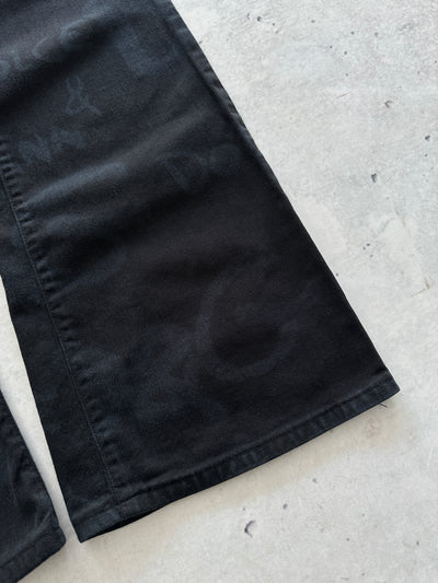 Vintage Dolce & Gabbana all over print Monogram Jeans (Women's W30)