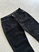 Vintage Dolce & Gabbana all over print Monogram Jeans (Women's W30)