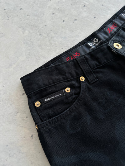 Vintage Dolce & Gabbana all over print Monogram Jeans (Women's W30)
