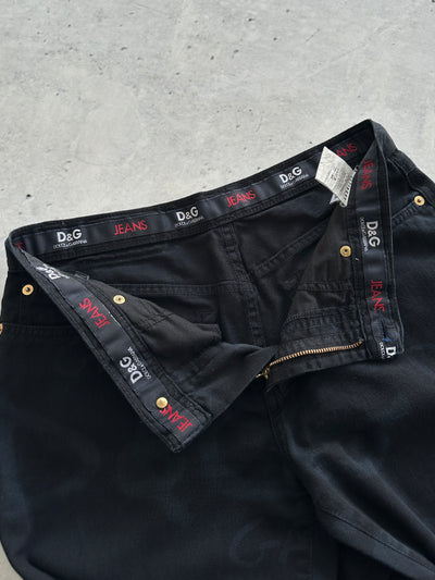 Vintage Dolce & Gabbana all over print Monogram Jeans (Women's W30)