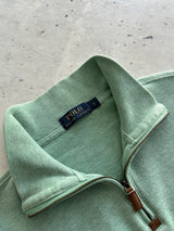 Ralph Lauren 1/4 Zip ribbed Pullover Jumper (S)