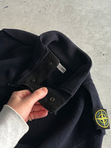 AW/08 Stone Island 1/4 Zip Wool Pullover Jumper (XL)