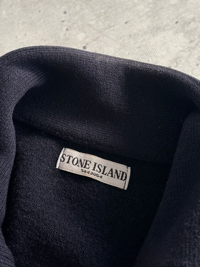 AW/08 Stone Island 1/4 Zip Wool Pullover Jumper (XL)