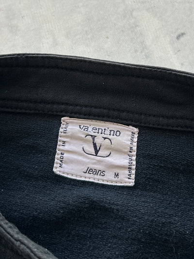 90's Valentino Jeans button up Pullover Sweatshirt (M)