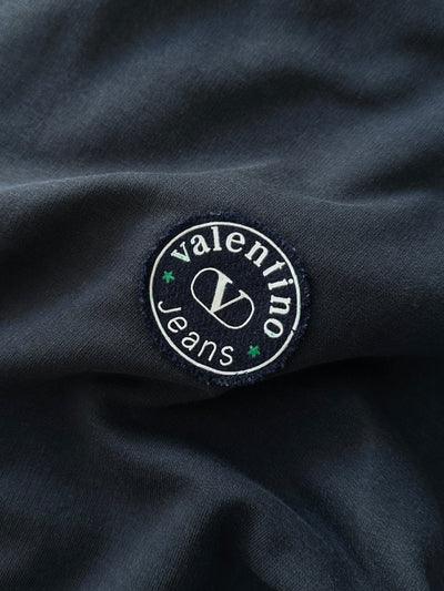 90's Valentino Jeans button up Pullover Sweatshirt (M)