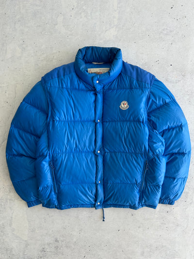 80's Moncler Grenoble Down Fill Zip Up Gilet / Puffer Jacket (XL)
