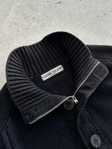 AW/10 Stone Island Chunky Knit 1/4 Zip Pullover Jumper (S)