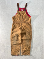 Vintage Carhartt quillt lined Overalls / Dungarees (XL)
