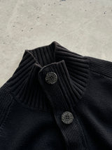AW/10 Stone Island Chunky Knit 1/4 Zip Pullover Jumper (S)