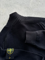 AW/10 Stone Island Chunky Knit 1/4 Zip Pullover Jumper (S)